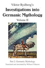 Viktor Rydberg's Investigations into Germanic Mythology Volume II