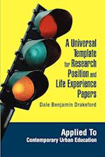 A Universal Template for Research Position and Life Experience Papers