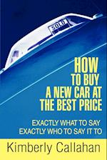 How to Buy A New Car at the Best Price