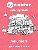 Pixopop Coloring Book Volume 1