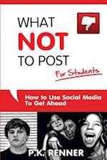 What Not to Post for Students