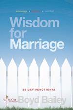 Wisdom for Marriage