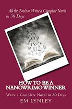 How to Be a Nanowrimo Winner