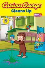 Curious George Cleans Up (Cgtv Reader)