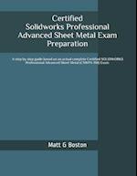 Certified Solidworks Professional Advanced Sheet Metal Exam Preparation