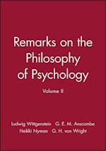 Remarks on the Philosophy of Psychology V2