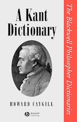 A Kant Dictionary