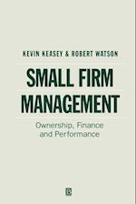 Small Firm Management