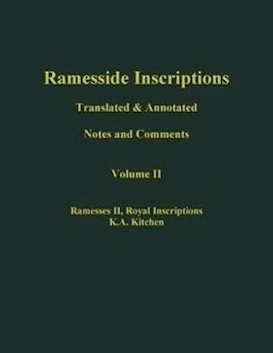 Ramesside Inscriptions, Ramesses II: Royal Inscriptions