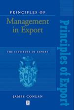 Principles of Management in Export