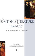 British Literature 1640–1789: A Critical Reader
