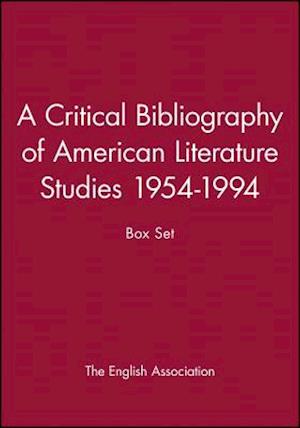 A Critical Bibliography of American Literature Studies 1954-1994