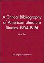 A Critical Bibliography of American Literature Studies 1954-1994