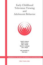 Early Childhood Television Viewing and Adolescent Behavior The Recontact Study