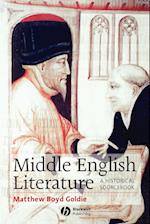 Middle English Literature – A Historical Sourcebook