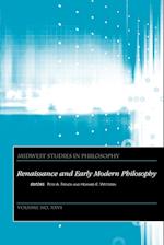 Renaissance and Early Modern Philosophy: Midwest Studies In Philosophy V26