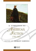 A Companion to American Fiction 1780–1865