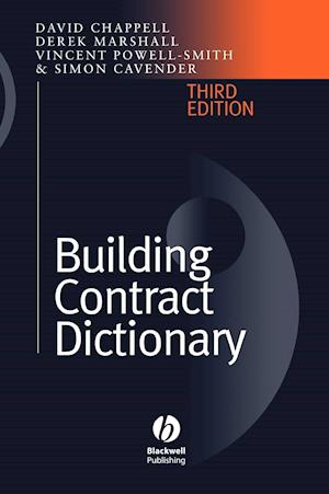 Building Contract Dictionary 3e