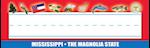 Mississippi Nameplates - Pack of 36