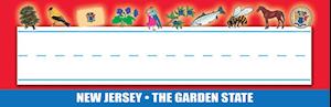 New Jersey Nameplates - Pack of 36