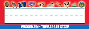 Wisconsin Nameplates - Pack of 36