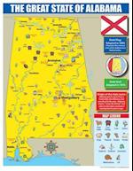Alabama State Map for Students - Pack of 30