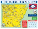 Arkansas State Map for Students - Pack of 30