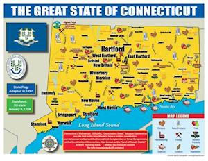 Connecticut State Map for Students - Pack of 30