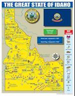 Idaho State Map for Students - Pack of 30