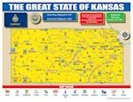 Kansas State Map for Students - Pack of 30