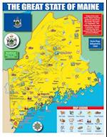 Maine State Map for Students - Pack of 30