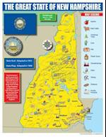 New Hampshire State Map for Students - Pack of 30