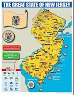 New Jersey State Map for Students - Pack of 30