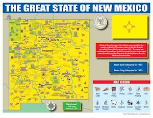 New Mexico State Map for Students - Pack of 30