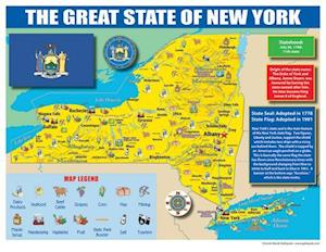 New York State Map for Students - Pack of 30