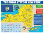 New York State Map for Students - Pack of 30