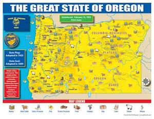 Oregon State Map for Students - Pack of 30