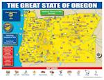 Oregon State Map for Students - Pack of 30