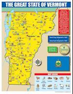 Vermont State Map for Students - Pack of 30