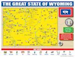 Wyoming State Map for Students - Pack of 30