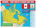 Canada Map for Students - Pack of 30