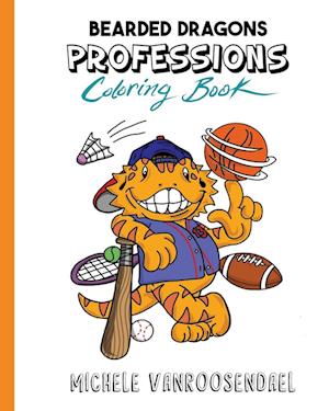 Bearded Dragons Professions Coloring Book