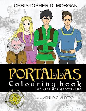 The PORTALLAS Colouring Book for kids and grown-ups