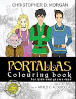 The PORTALLAS Colouring Book for kids and grown-ups