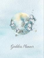 Goddess Planner - Undated Weekly, Monthly 8"x 10" with Moon Journal, To-Do Lists, Self-Care and Habit Tracker 