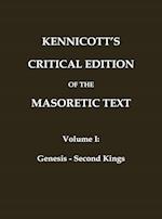 KENNICOTT'S CRITICAL EDDITION OF THE MASORETIC TEXT