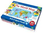 The World Map Book and Jigsaw Puzzle