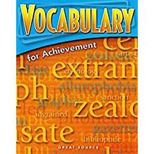 Great Source Vocabulary for Achievement