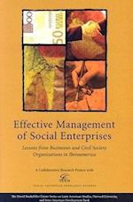 Effective Management of Social Enterprises
