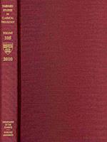 Harvard Studies in Classical Philology, Volume 105